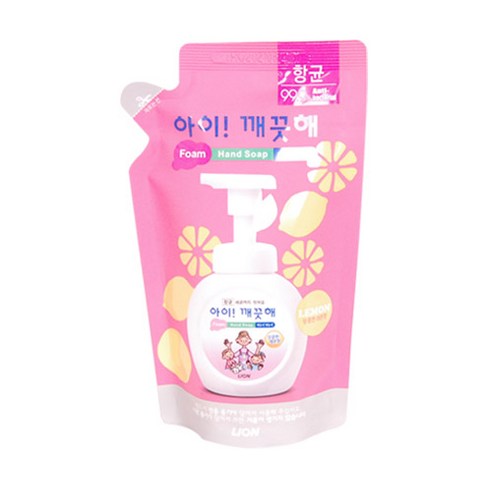 아이깨끗해 new 레몬(리필형) 200ml, 3개