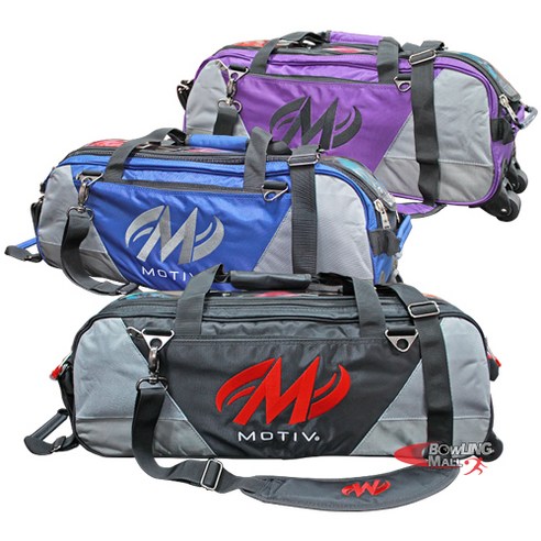 모티브 발리스틱스 쓰리볼 토트백 (롤러백 겸용) 볼링용품 볼링악세사리, 블루 쓰리볼백 Best Top5