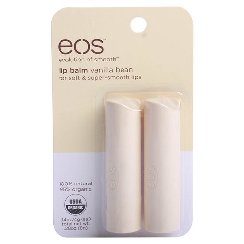 Eos 립 밤 2개입 8g, Vanila Bean, 1개