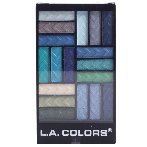 엘에이컬러즈 글램 컬러 아이섀도우 팔레트 19.8g, Shady Lady, 1개