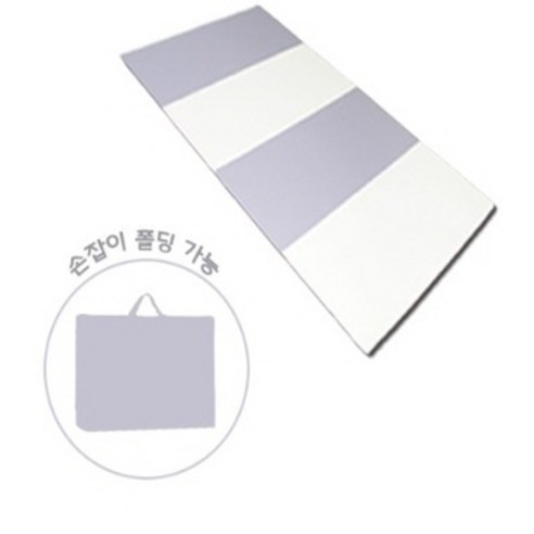 그레이프 폴더매트 1+1, 아이보리 그레이 파노라마
