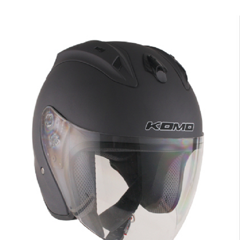 코모 668 오토바이 헬멧 가벼운 오픈페이스 헬멧, MATT GRAY