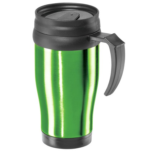 Oggi 커뮤터 스테인리스 스틸 트래블 머그 텀블러, Green, 414ml