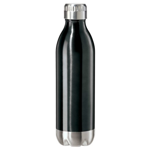 Oggi 칼립소 스테인리스 스틸 보틀 스포츠물통, Black, 502.8ml
