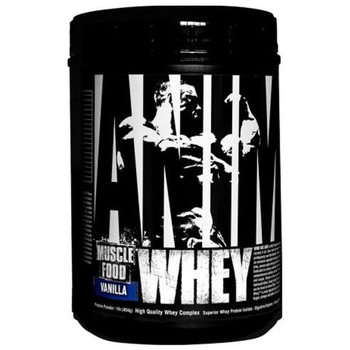 Universal Nutrition 애니멀 머슬 푸드 웨이 프로틴, 바닐라(Vanilla), 454g