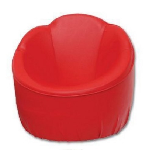 안락의자 1인용 수유의자 좌식의자 인테리어의자, 레드