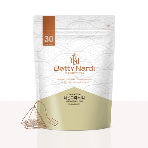 베티나르디 레몬그라스 삼각티백 30티백, 30g, 1개, 30개