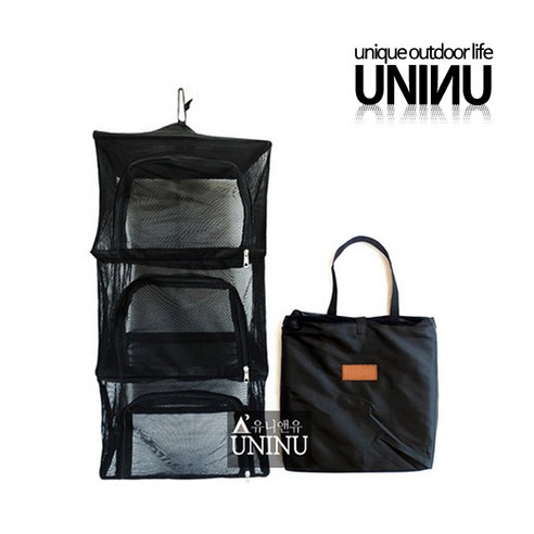 유니앤유 캠핑 식기건조망 4단 사각 메쉬드라이어 블랙 1개