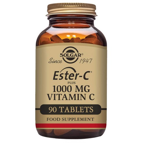 솔가 에스터-C 플러스 1000mg 비타민 C 타블렛, 90개입, 1개