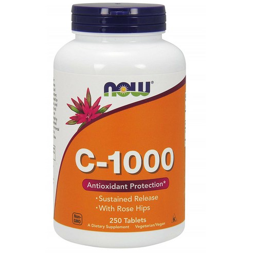Now Foods C-1000 타블렛, 250개입, 1개