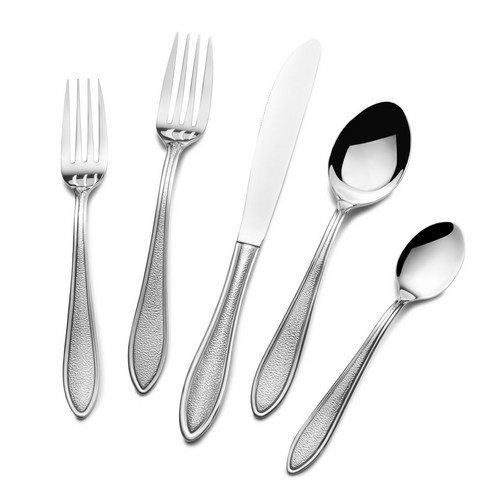 타올 에브리데이 양식커트러리 5종 세트 4개입, Arlo, Dinner Fork + Salad Fork + Dinner Knife + Dinner Spoon + Teaspoon