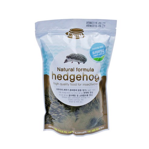 서울아쿠아룸 내추럴 포뮬라 고슴도치 사료 600g, 1개