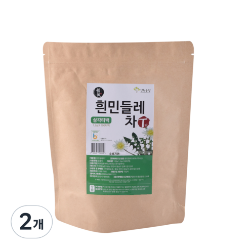 양원농장 흰민들레차T 티백, 1.2g, 100개입, 2개
