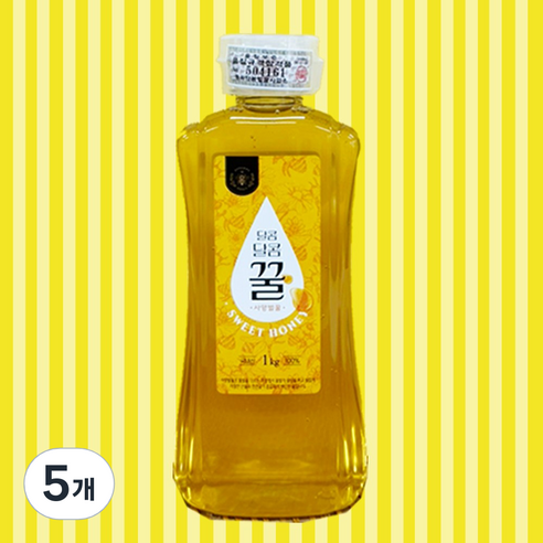 동화양봉 사양벌꿀, 1kg, 5개