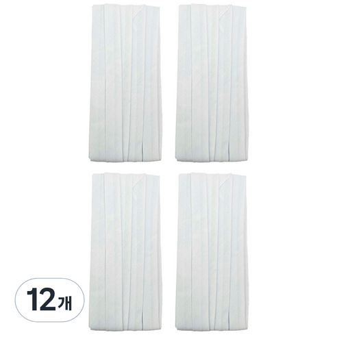 10mm 바이어스테이프 칼라바이어스 4yard, 12개, 화이트