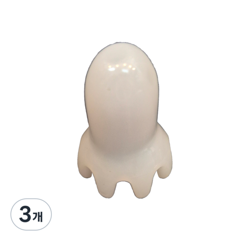 에이스상점 문어발 두피 괄사 마사지기, 백색, 3개