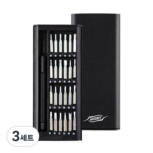 아케이바이 시스템 정밀 강화코팅 드라이버 세트 24p, 3세트