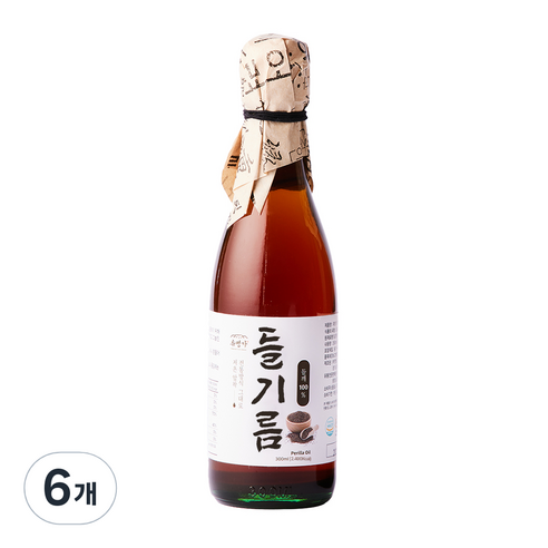 류명가 들기름, 6개, 300ml
