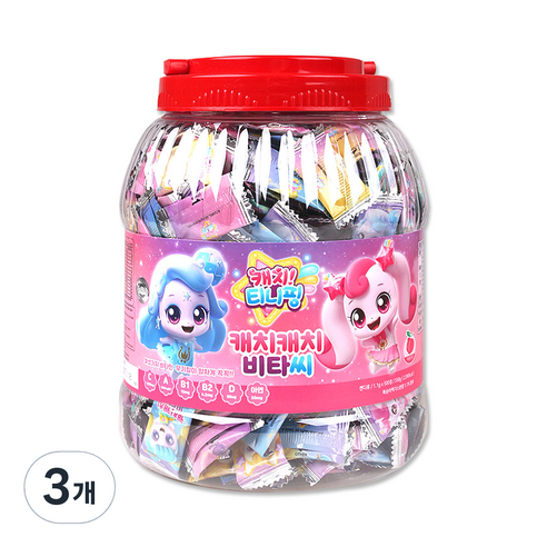 캐치티니핑 비타민 500정 캔디류, 550g, 3개