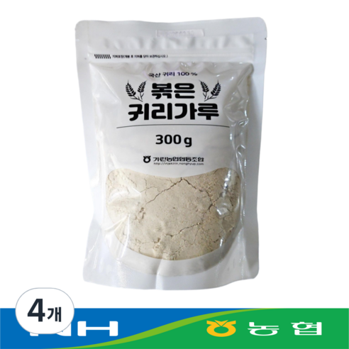 농협 국산 100% 볶은귀리가루 강원도 인제 최신상품, 4개, 300g