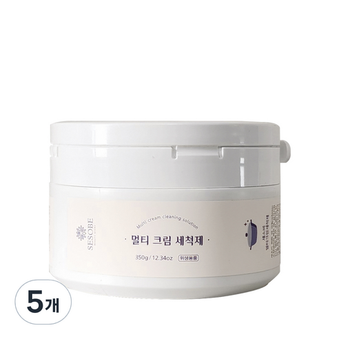 세소비 스테인레스 연마제거 탄냄비 찌든때 묵은때 물때 기름때 세척제, 5개
