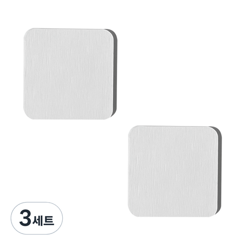 A의취향 심플 규조토 트레이, S 2개, 화이트, 3세트