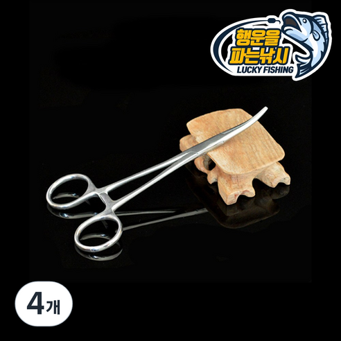행운을파는낚시 포셉 가위(18cm) 바늘빼기 그립 물고기집게 훅리무버, 01. FFS-18cm, 4개