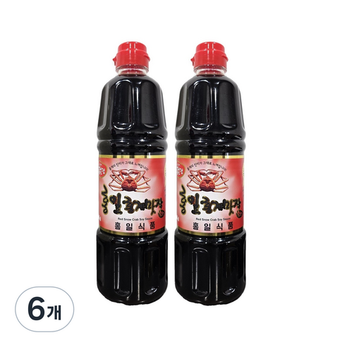 홍일점 홍게맛장소스, 6개, 900ml