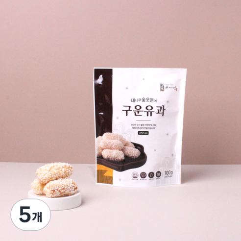 온미당 기름0% 찹쌀 구운유과 (스틱) 100g
