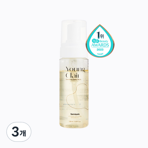 영끌레어 Y존 케어 저자극 유산균 여성청결제 폼워시, 3개, 150ml