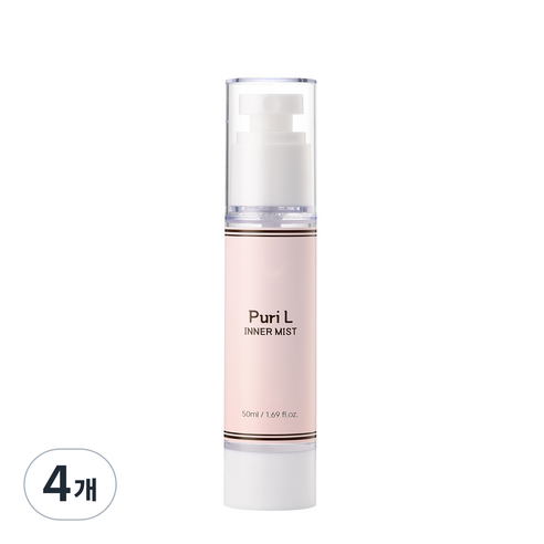 퓨리엘 Y존 여성 청결제 이너 미스트 약국입점, 50ml, 4개