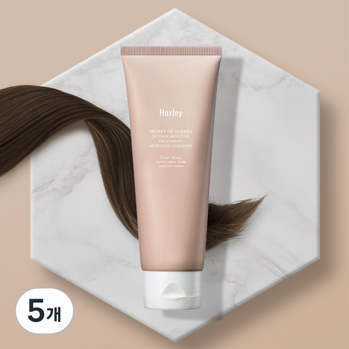 헉슬리 인텐스 모이스처 퍼퓸 헤어팩, 5개, 200ml