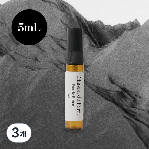 메종듀포레 블랙베리 향 니치향수 오 드 퍼퓸, 3개, 5ml