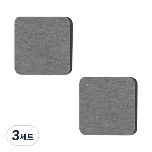 A의취향 심플 규조토 트레이, S 2개, 그레이, 3세트