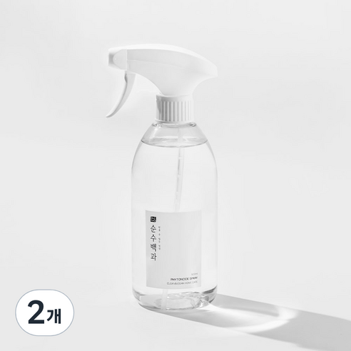 순수백과 피톤치드 프리미엄 스프레이 본품, 500ml, 2개
