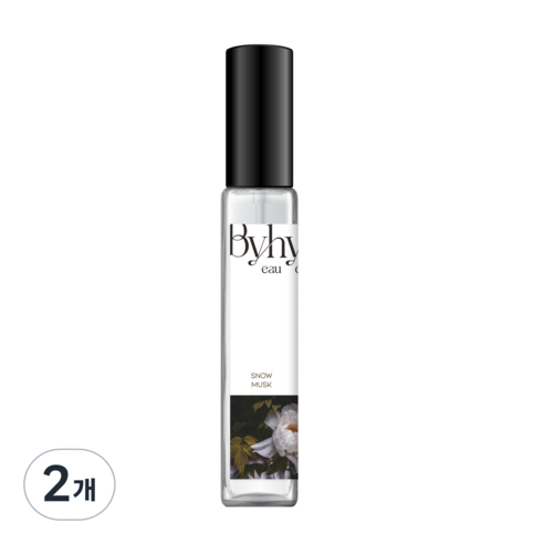 바이향 미니향수 오 드 뚜왈렛 스노우머스크, 2개, 20ml