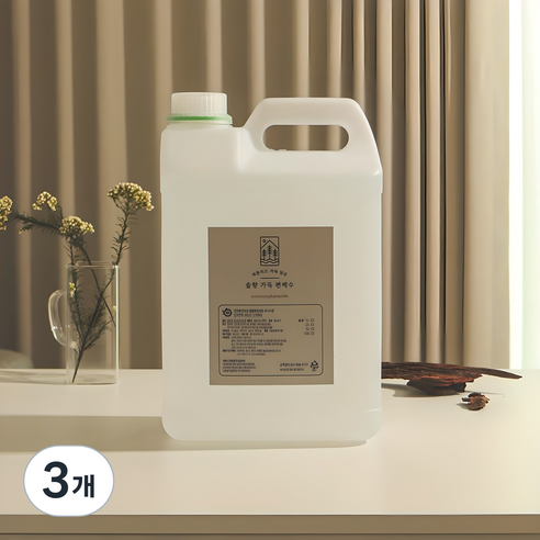 솔향가득 잎편백수 리필형 대용량 천연 피톤치드 원액, 3개, 5L