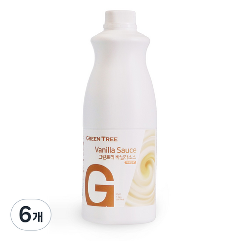 그린트리 바닐라소스 1.9kg, 6개