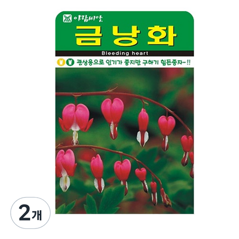 금낭화 씨앗 20립, 2개