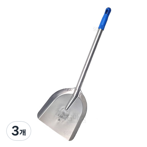 철 쓰레받이 철부삽, 3개, 혼합색상