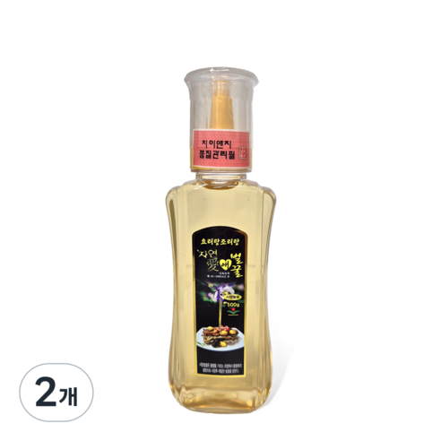 지이앤지 자연애 사양벌꿀, 500g, 2개