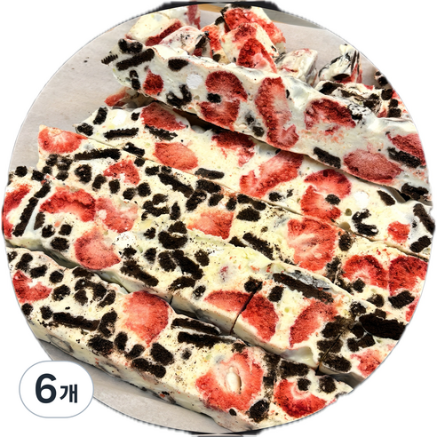 핫한 꾸덕크래커 쫀득 크래커 딸기오레오 어린이날 어버이날 단체주문, 6개, 160g