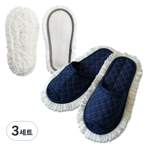 필굿리빙 크린 청소슬리퍼 + 리필, 3세트