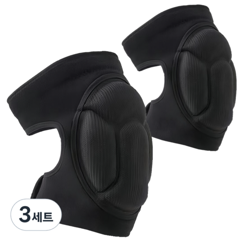 용맹두 업그레이드 쿠션 패드 무릎보호대, 3개