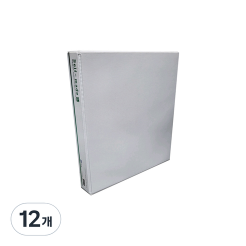 백색투명3공D링바인더(A4/3cm)단위상품, 12개