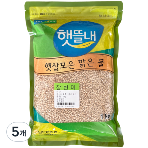 남보은농협 햇뜰내 국산 찰현미