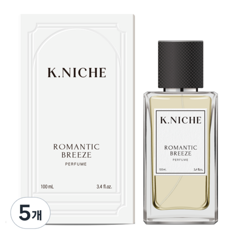 케이니치 로멘틱브리즈 남자 여자 향수 오드퍼퓸, 100ml, 5개