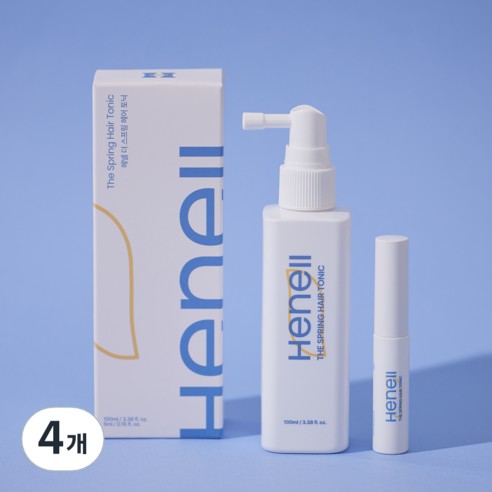 헤넬 더 스프링 헤어 토닉, 4개, 105ml