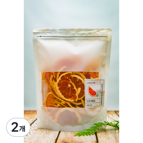 국내생산 말린 자몽칩, 2개, 100g