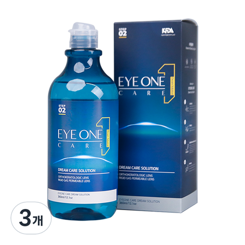아이원케어 드림 케어 솔루션 렌즈 보존액, 3개, 360ml